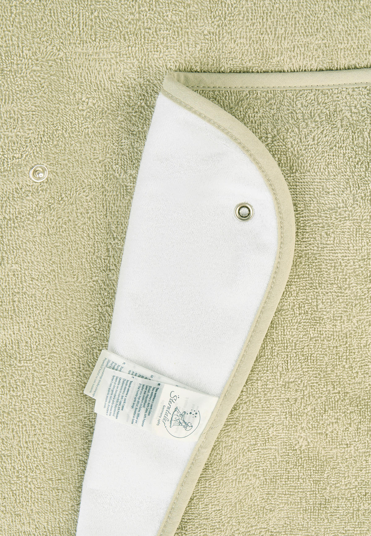 WICKELAUFLAGENBEZUG Safari 80/90/0,5 cm  - Mintgrau, Basics, Textil (80/90/0,5cm) - Sterntaler