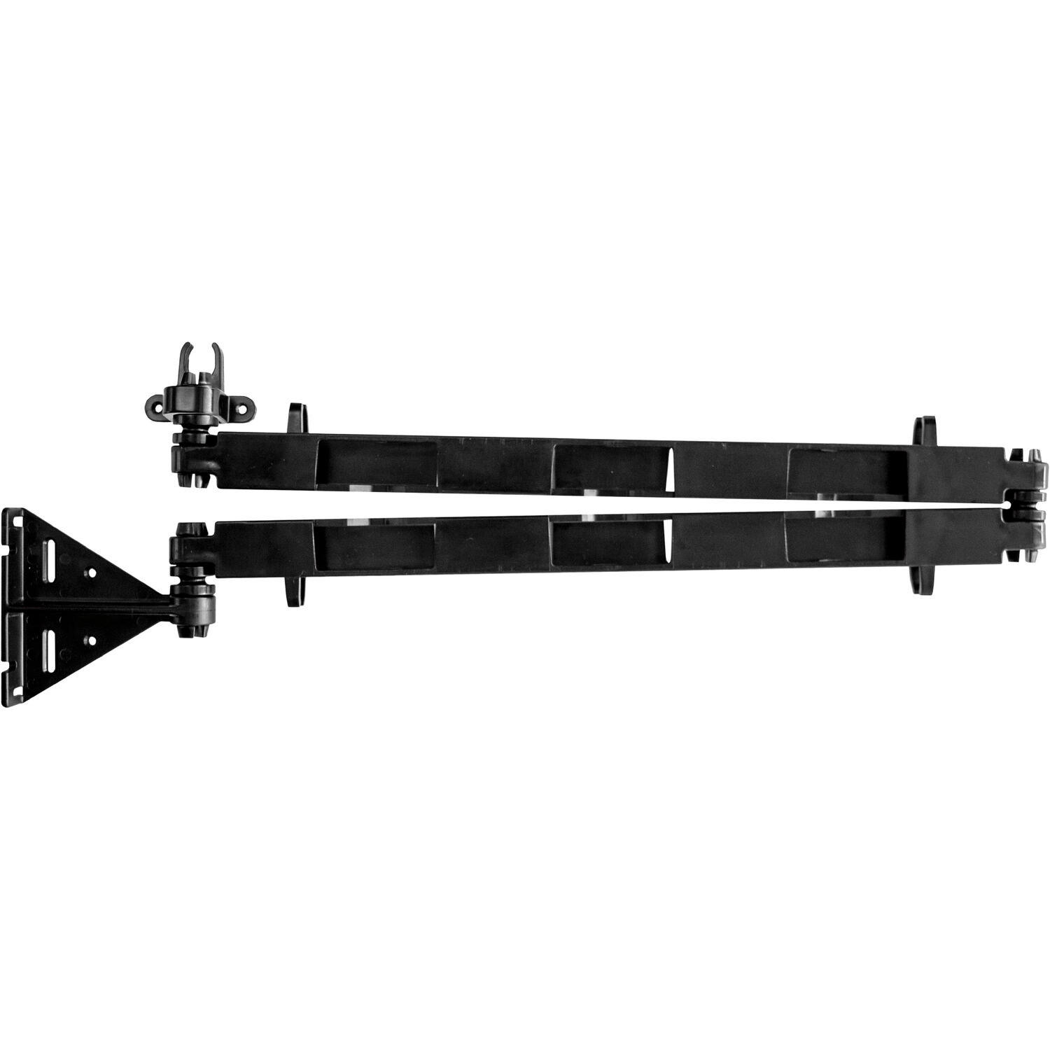 KABELKANAL  in Schwarz  - Schwarz, Basics, Kunststoff/Metall (3,05/12,6/30,5cm) - HKT