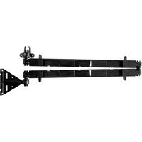 KABELKANAL  in Schwarz  - Schwarz, Basics, Kunststoff/Metall (3,05/12,6/30,5cm) - HKT