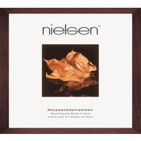 BILDERRAHMEN - Dunkelbraun, Basics, Holz (30/30cm) - Nielsen