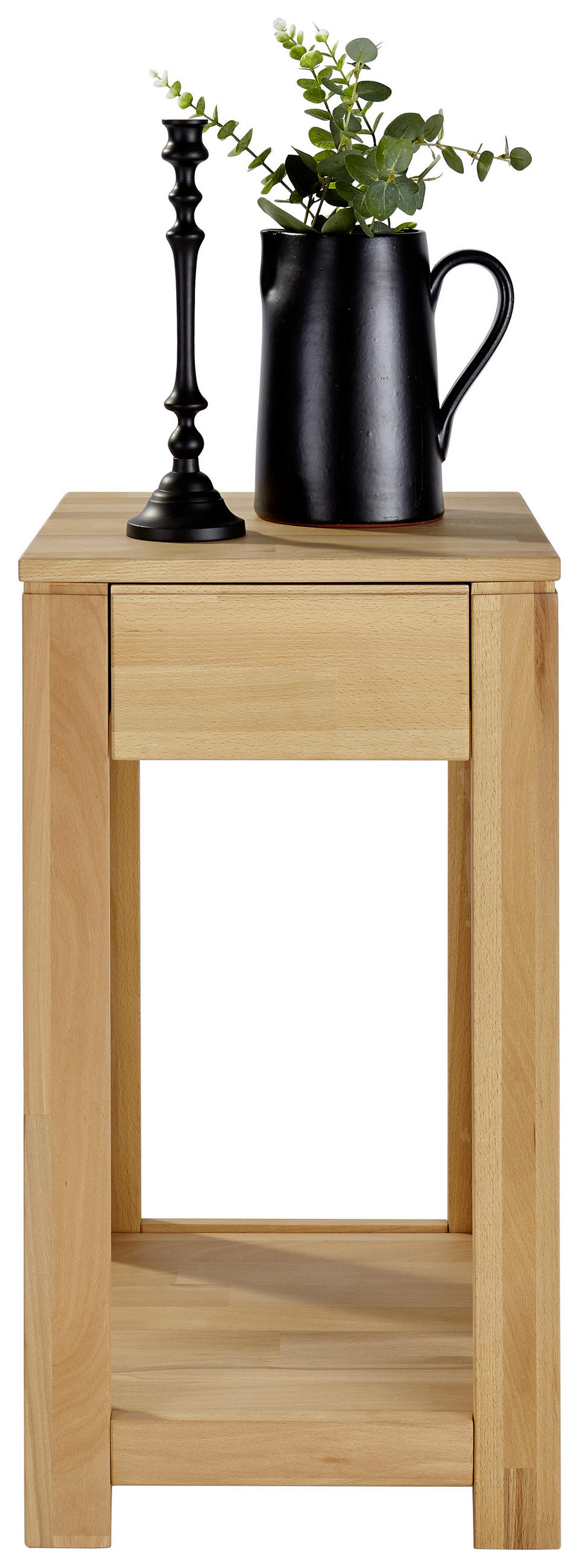 BEISTELLTISCH in Holz 40/40/74 cm  - Buchefarben, Konventionell, Holz (40/40/74cm) - Linea Natura