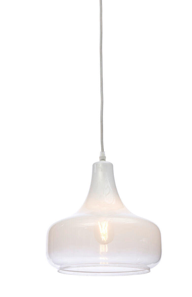 HÄNGELEUCHTE 25/25 cm  - Weiß, Trend, Glas (25/25cm) - It's about Romi