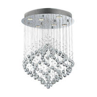 PLAFONIERĂ - culoare inox, Basics, metal (48cm)