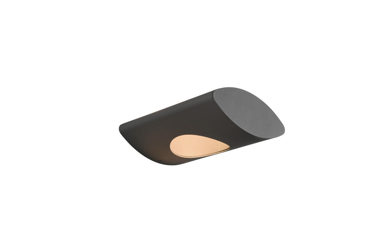 AUSSENWANDLEUCHTE - Anthrazit, Design, Metall (7/18/21cm) - Trio Leuchten