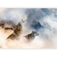 FOTOTAPETE  - Pastellblau/Grau, LIFESTYLE, Textil (250/175cm) - artgeist