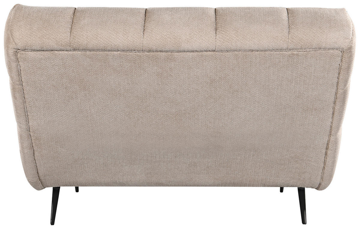 RELAXAČNÍ VÁLENDA, textil, krémová - černá/krémová, Design, kov/textil (118/83/168cm) - MID.YOU