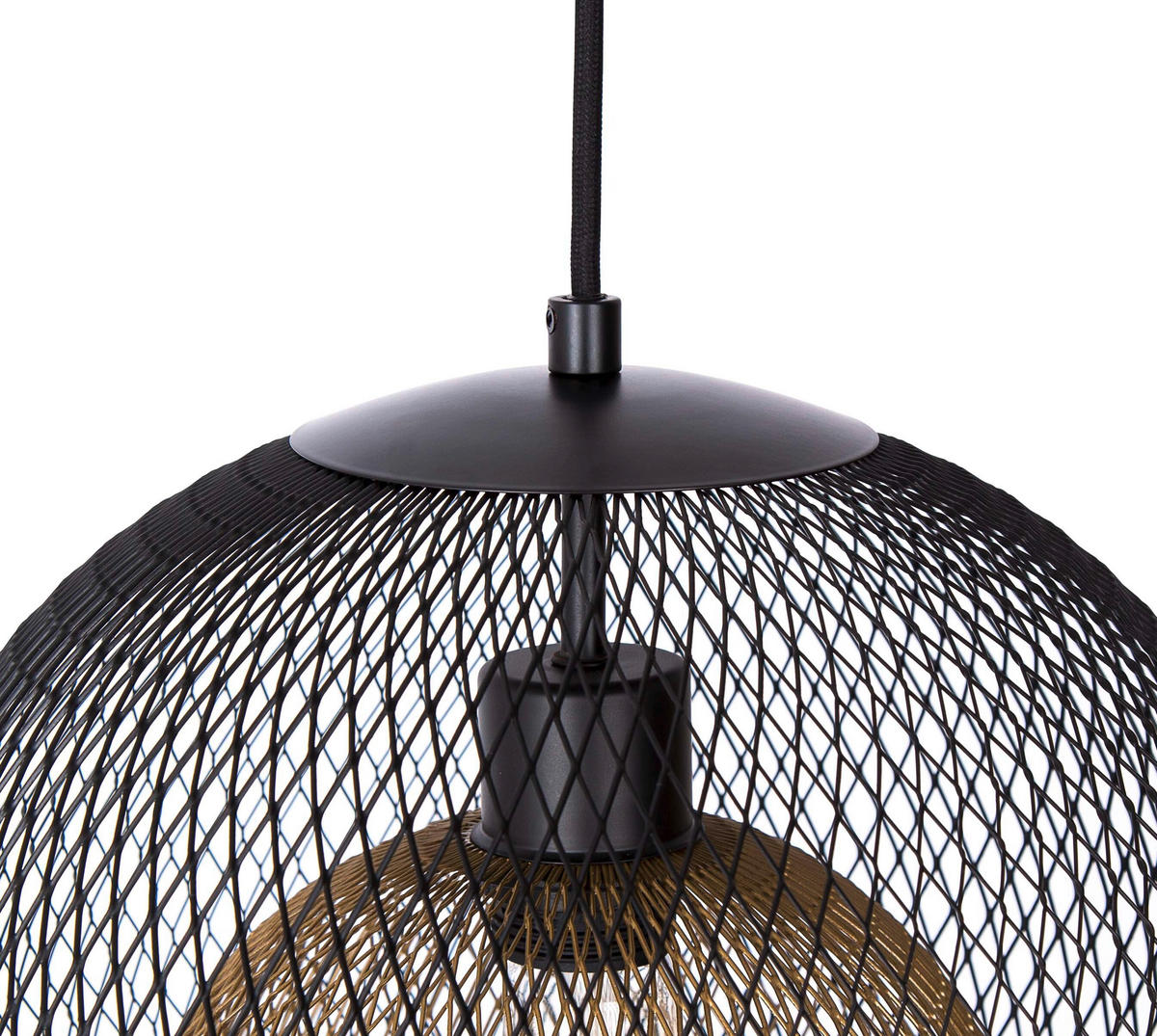 HÄNGELEUCHTE Selina 30/150 cm   - Schwarz, Design, Metall (30/150cm)