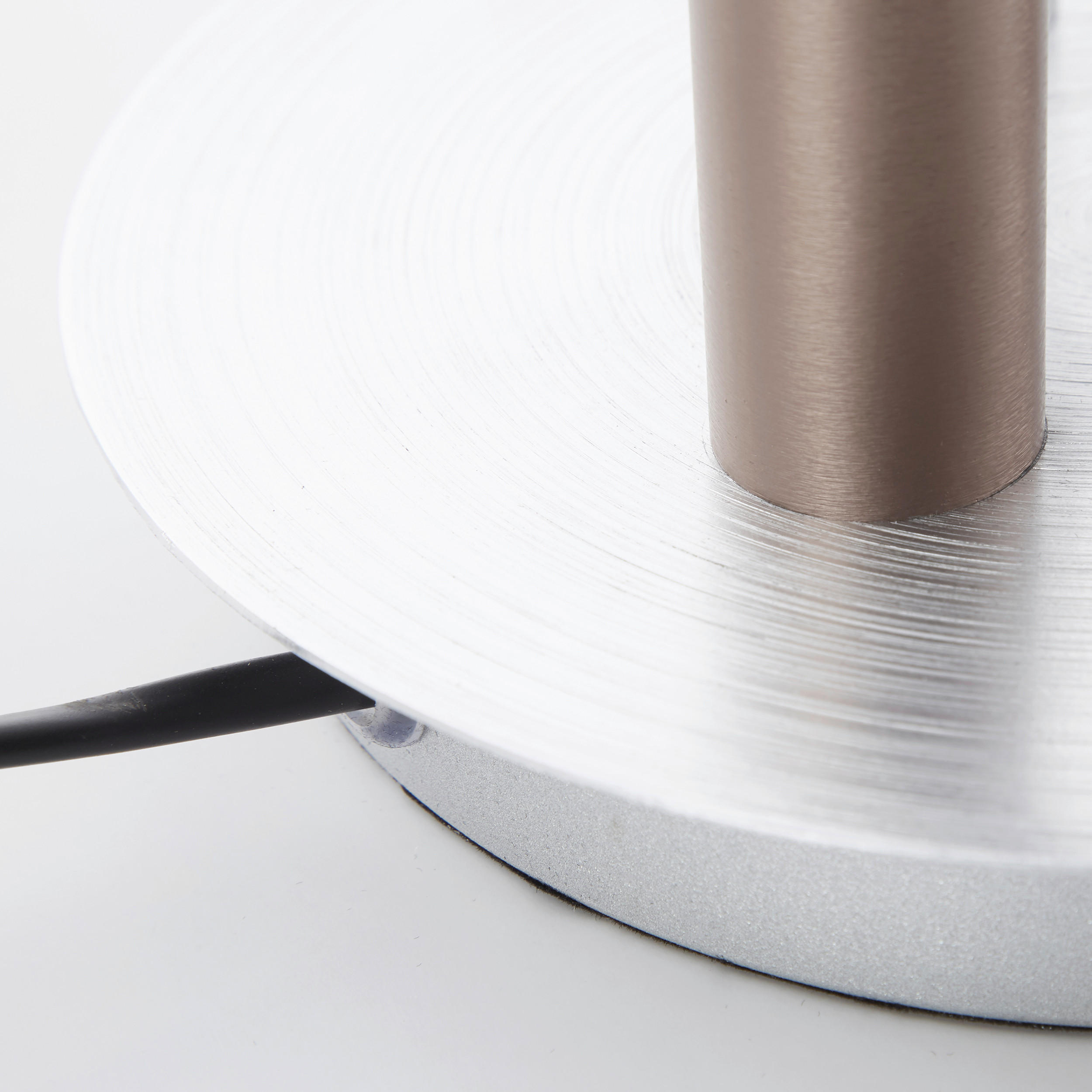 Thumbnail - Brilliant Led-Tischleuchte Cembalo, Braun, Schwarz, Alu, Metall, Kunststoff, länglich,länglich, 47 cm, 3 Helligkeitsstuf...