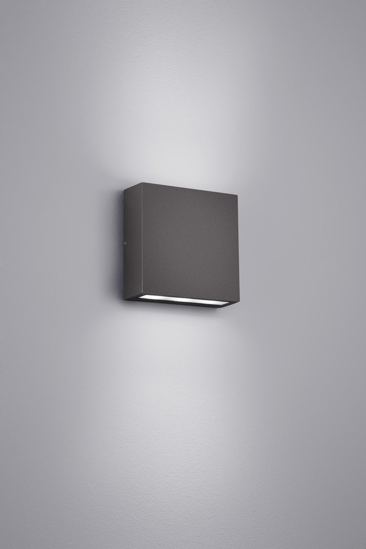 AUSSENWANDLEUCHTE - Anthrazit, Basics, Metall (15/15/5cm) - Trio Leuchten