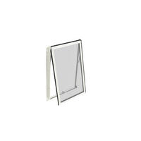 SEITENFENSTERRAHMEN - Weiß, Basics, Glas/Metall (55,4/87,6cm)