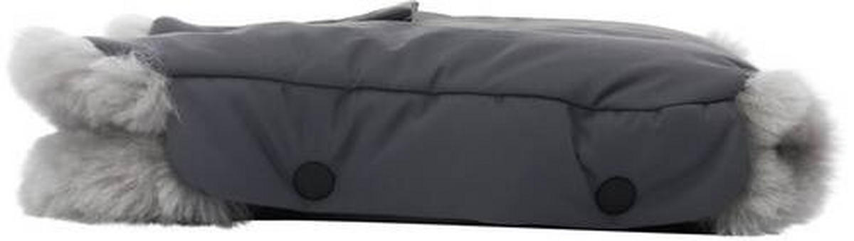 MUFF  - Grau, Basics, Kunststoff/Fell (30/46cm) - Jimmylee