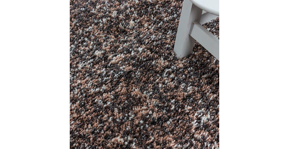 HOCHFLORTEPPICH 80/80 cm Enjoy Taupe - Taupe, KONVENTIONELL, Textil (80/80cm) - Novel