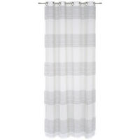 ÖSENSCHAL ARCADIA halbtransparent 140/245 cm   - Grau, KONVENTIONELL, Textil (140/245cm) - Esposa