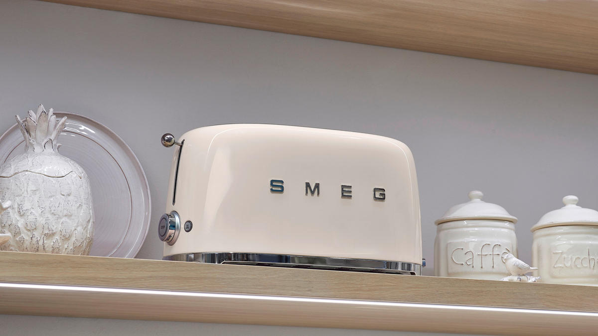 TOASTER  - Creme, Basics, Metall (39,4/21,5/20,8cm) - SMEG
