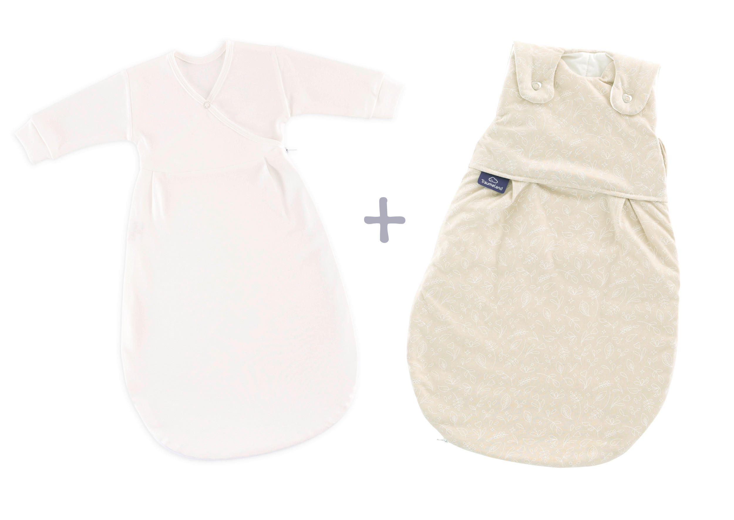 BABYSCHLAFSACKSET Garden 56/62  - Multicolor, Basics, Textil (56/62null) - Träumeland