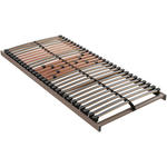 LATTENROST 90/200 cm  - Weinrot/Mokka, Basics, Holz (90/200cm) - Novel