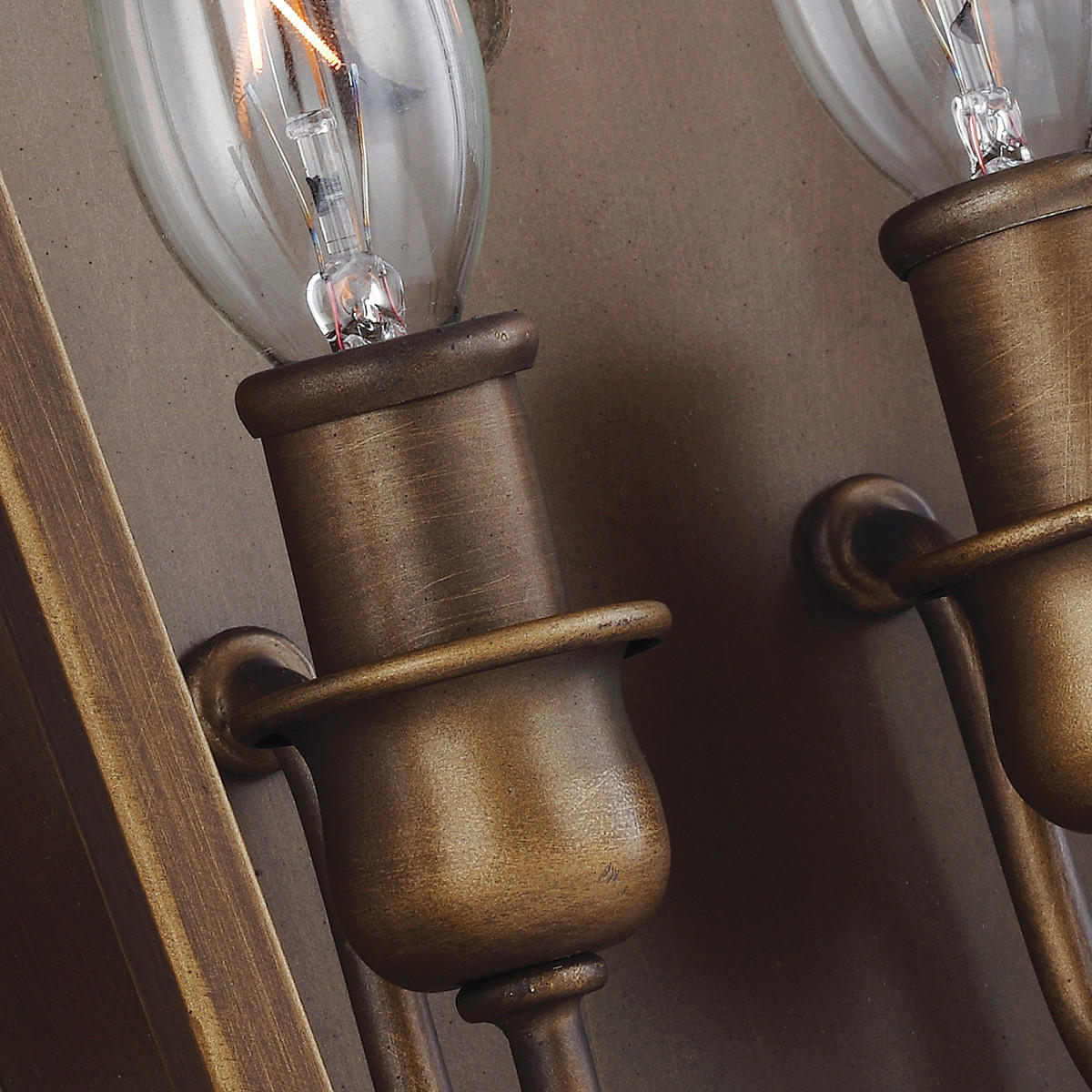 WANDLEUCHTE - Messingfarben, Basics, Metall (20.3/24.8/11.1cm) - Elstead Lighting