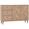 SIDEBOARD  109/73,9/33,05 cm 3 Schublade(n)  - Eichefarben, Design, Holz/Holzwerkstoff (109/73,9/33,05cm) - MID.YOU