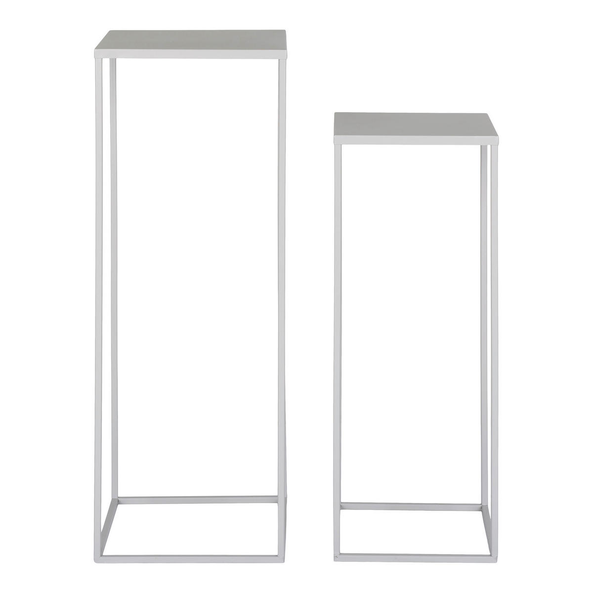 BLOMBORD SET i metall    - ljusgrå, Design, metall