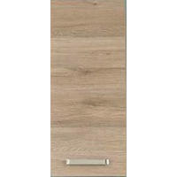 HÄNGESCHRANK 30/70/20 cm  - Chromfarben/Eichefarben, KONVENTIONELL, Holzwerkstoff/Metall (30/70/20cm) - Carryhome