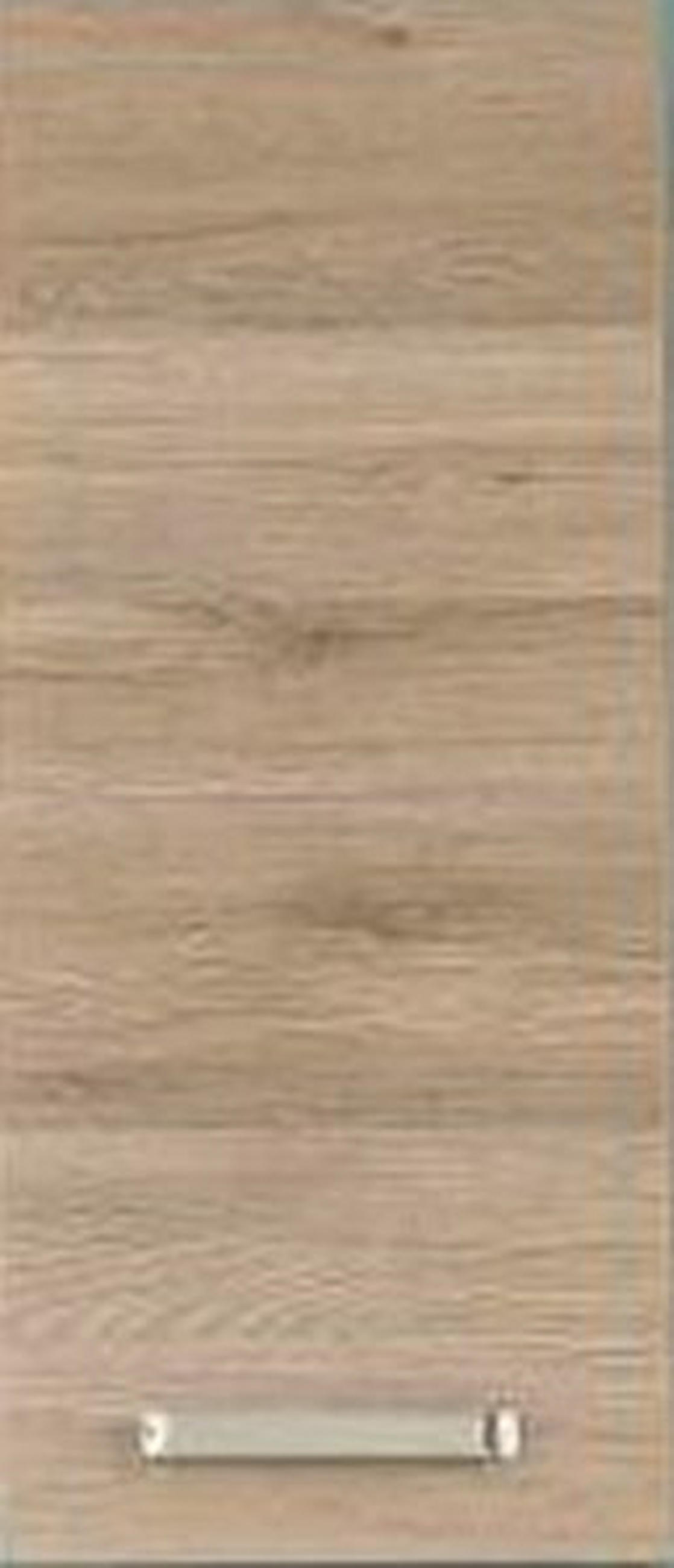 HÄNGESCHRANK 30/70/20 cm  - Chromfarben/Eichefarben, KONVENTIONELL, Holzwerkstoff/Metall (30/70/20cm) - Carryhome