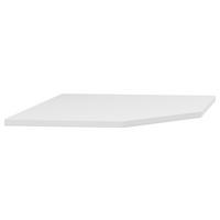 ECKVERBINDUNGSPLATTE 80/80/2,8 cm  in Weiß  - Weiß, KONVENTIONELL, Holzwerkstoff (80/80/2,8cm) - Voleo