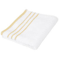 TÖRÖLKÖZŐ 70/130 cm sárga, fehér  - sárga/fehér, Konventionell, textil (70/130cm) - Esposa