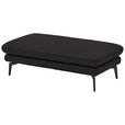 3-SITZER-SOFA in Leder Dunkelbraun  - Dunkelbraun/Schwarz, Design, Leder/Metall (222/86/104cm) - Dieter Knoll
