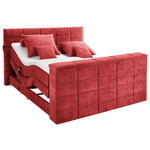 BOXSPRINGBETT 180/200 cm  in Rot  - Rot, KONVENTIONELL, Textil (180/200cm) - Carryhome