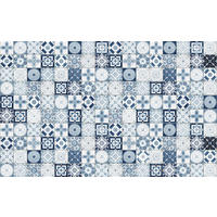 VLIESTAPETE - Blau/Weiß, Basics (400/250cm) - Komar
