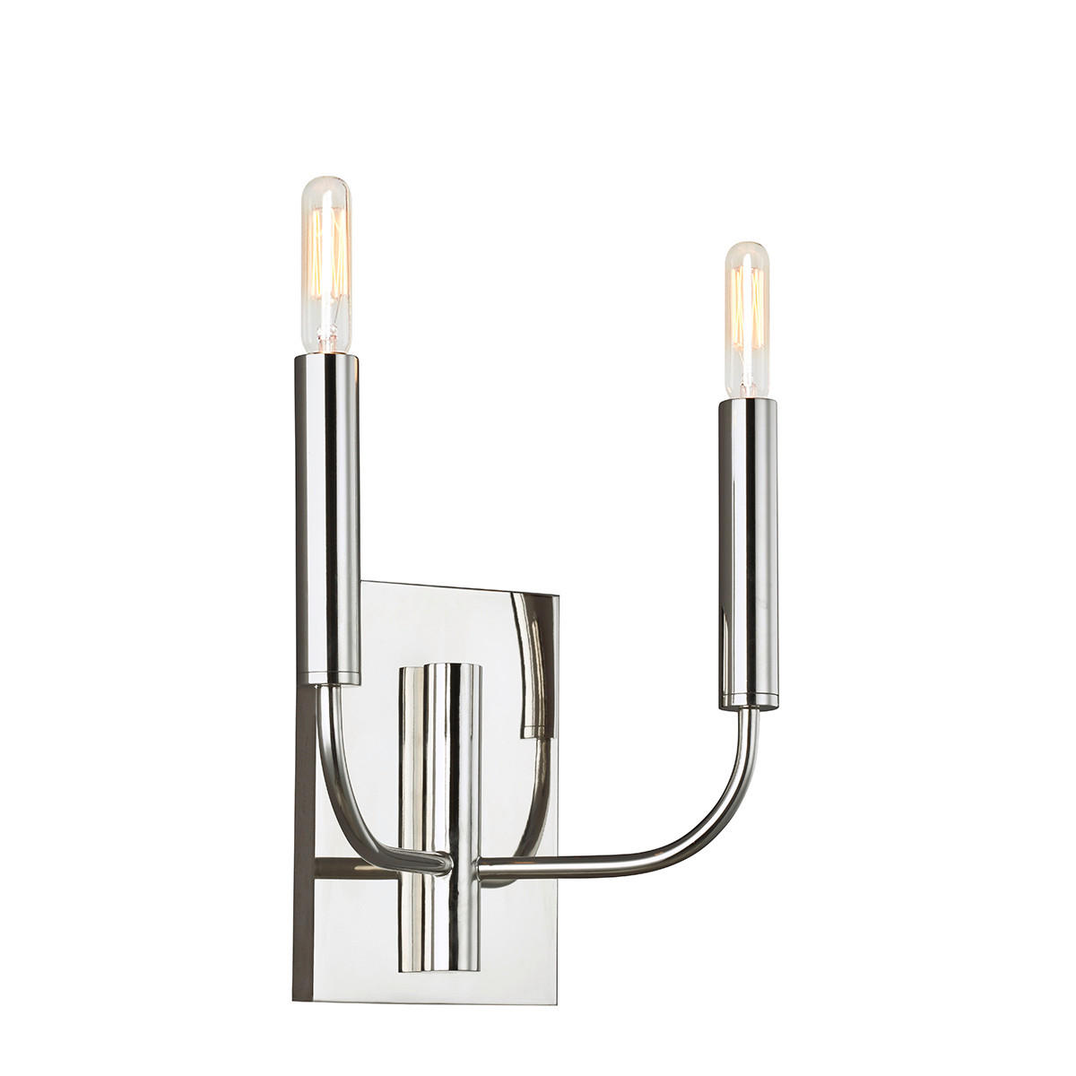 WANDLEUCHTE - Nickelfarben, Konventionell, Metall (28.9/35.9/16.5cm) - Elstead Lighting