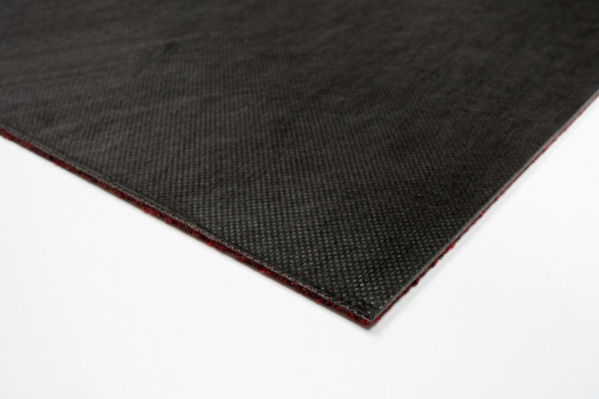 TEPPICHFLIESE Astra Stripe 320 50/50 cm  in Rot  - Rot, Basics, Textil (50/50cm)