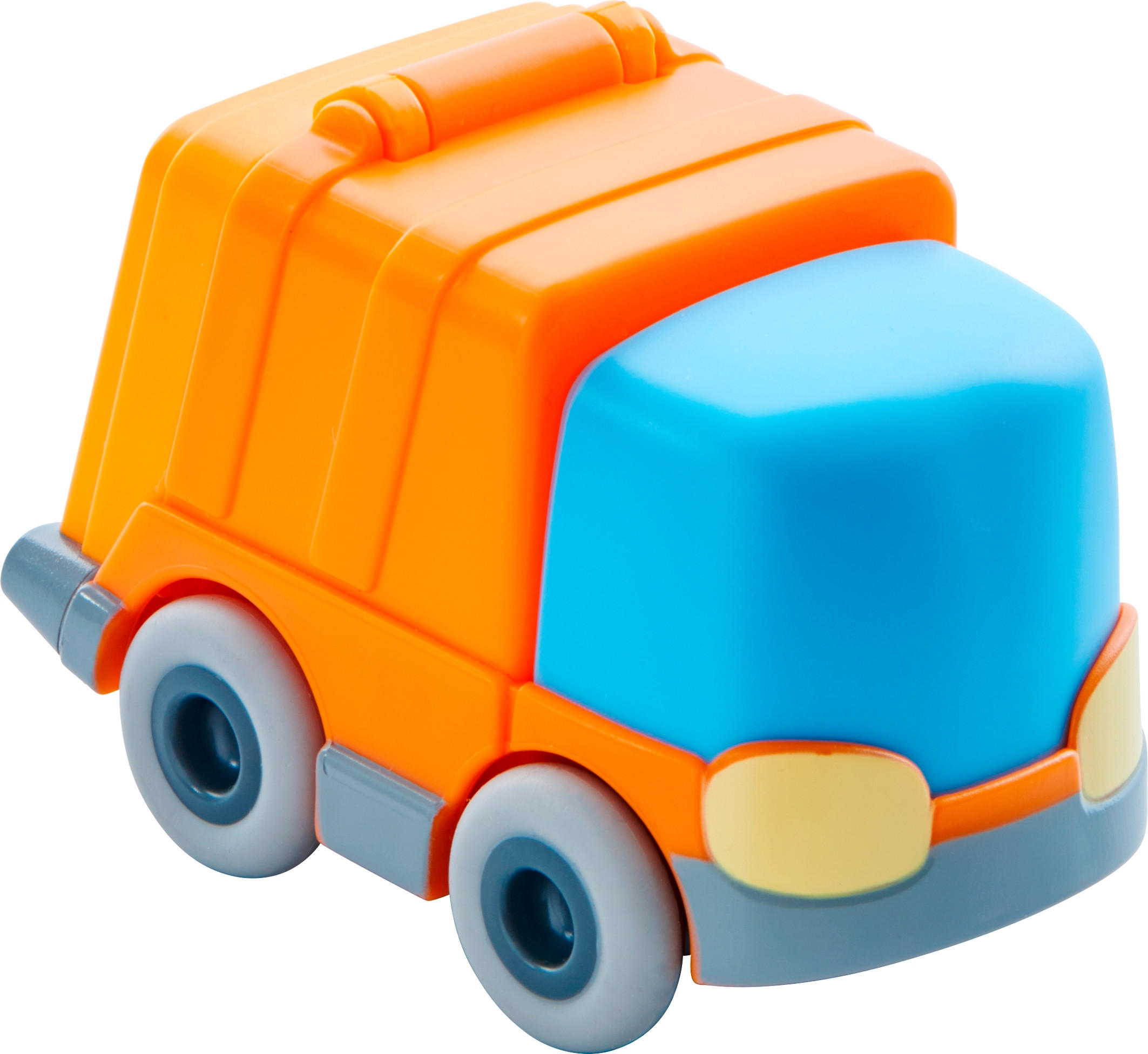 Müllauto - Orange/Grau, Basics, Kunststoff (9/5,7/6,8cm) - Haba