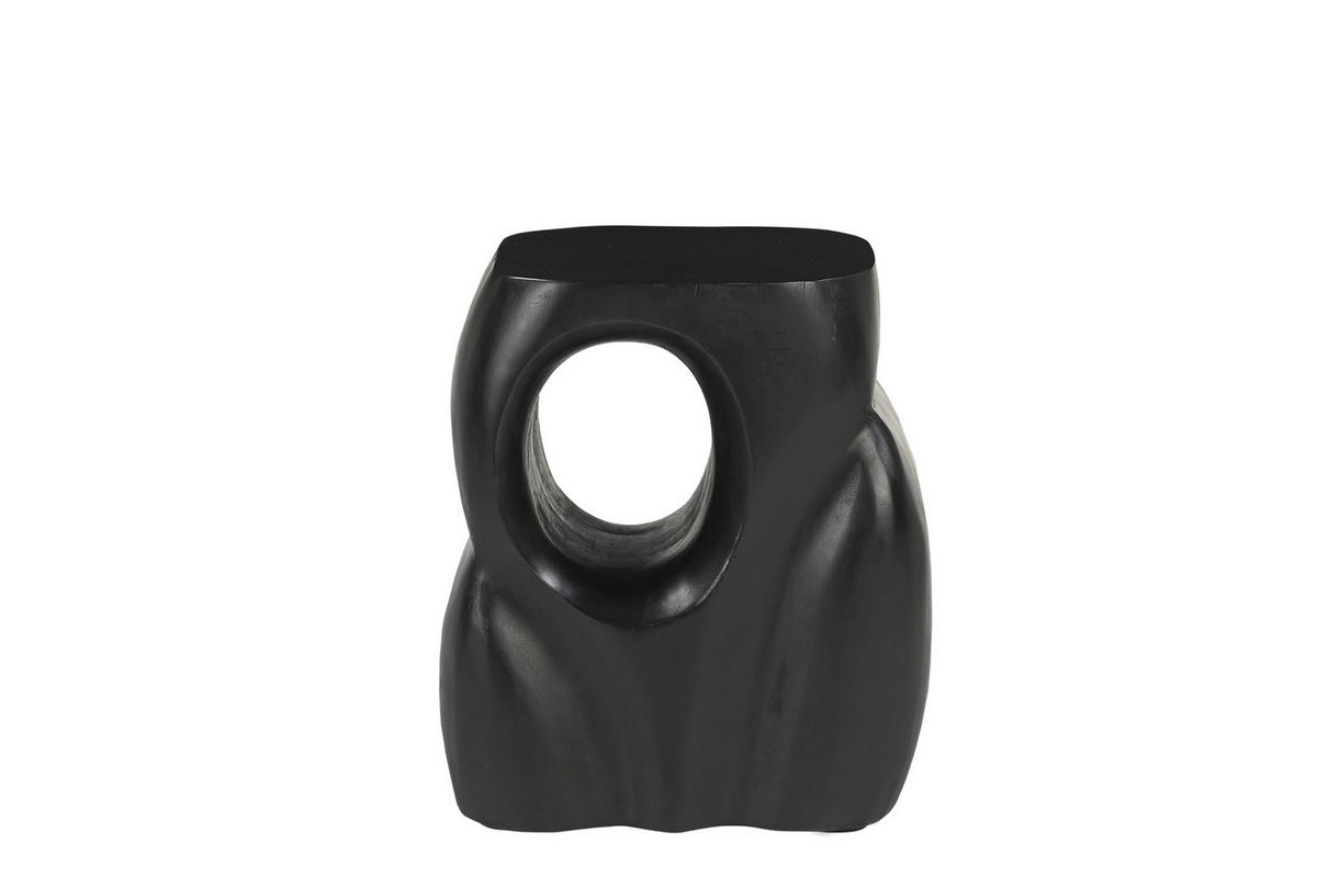 BEISTELLTISCH in Holz 36/26/41 cm  - Schwarz, Design, Holz (36/26/41cm) - MID.YOU