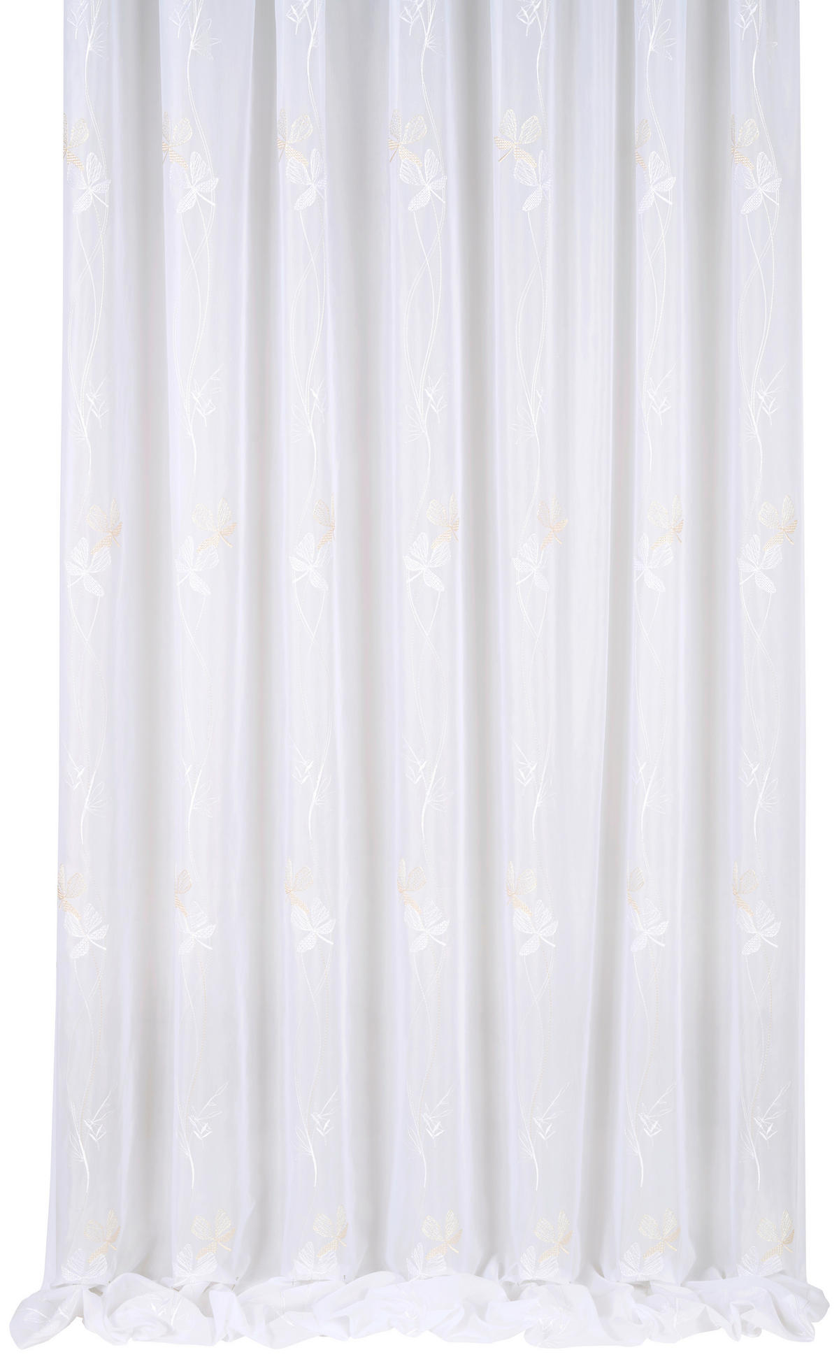 ZÁCLONA, polopriehľadné, 280 cm - biela, Konventionell, plast (280cm) - Esposa