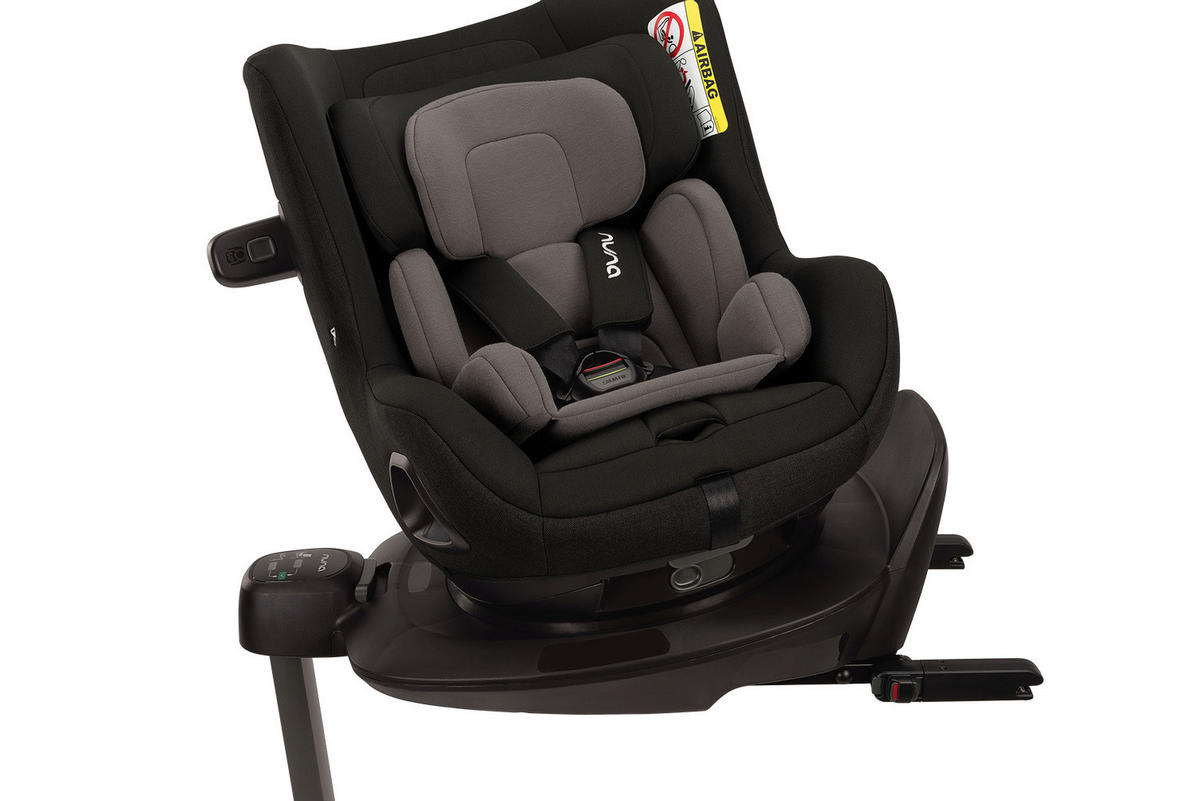 REBOARDER-KINDERSITZ NUNA PRUU  - Schwarz/Grau, Basics, Textil (46/66-72/50-56,5cm) - Nuna