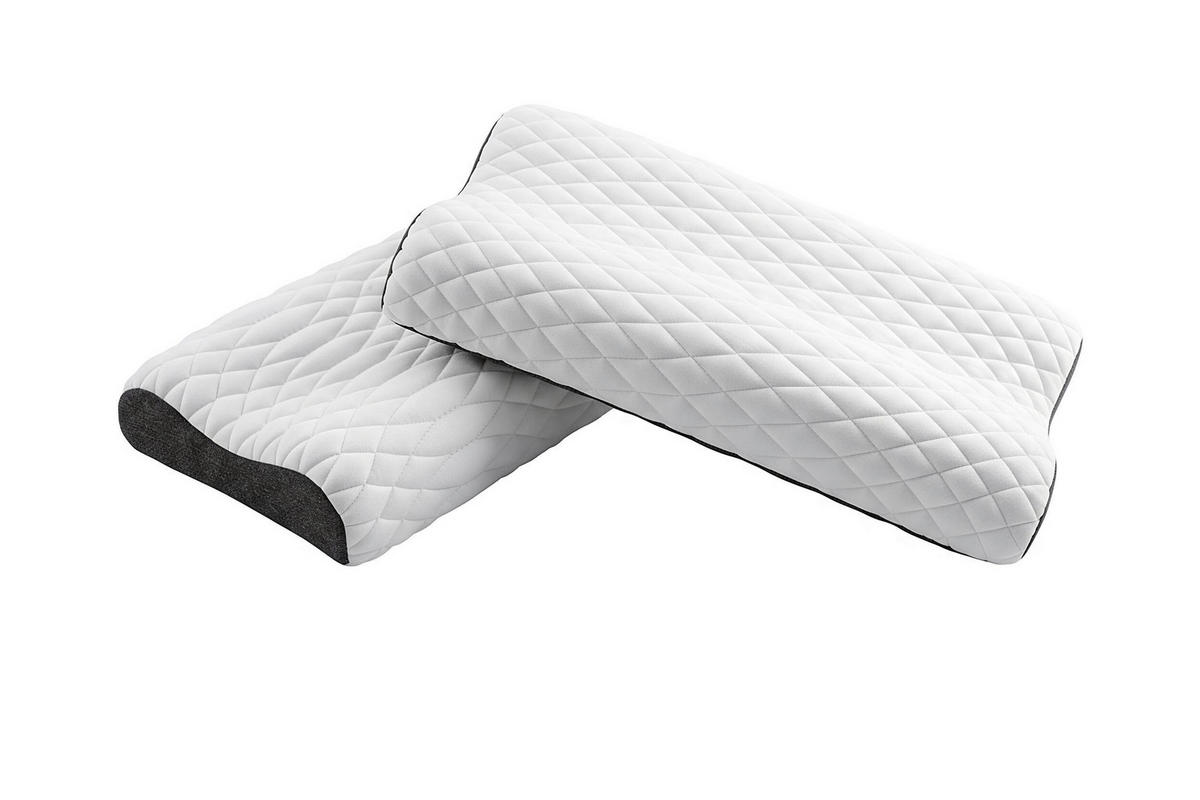 BOXSPRINGBETT 180/200 cm,  in Dunkelgrau, Matratze, Kissen, gepolstertes Kopfteil, Topper, H3 + H3 = fest  - Dunkelgrau/Schwarz, Basics, Holz/Textil (180/200cm) - Novel