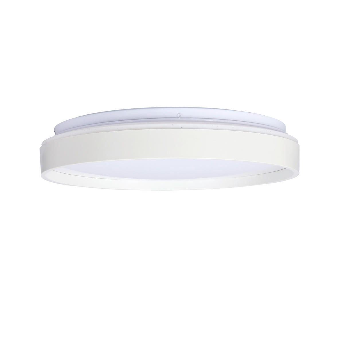 LED-DECKENLEUCHTE 34/34/6 cm   - Weiß, KONVENTIONELL, Kunststoff/Metall (34/34/6cm)