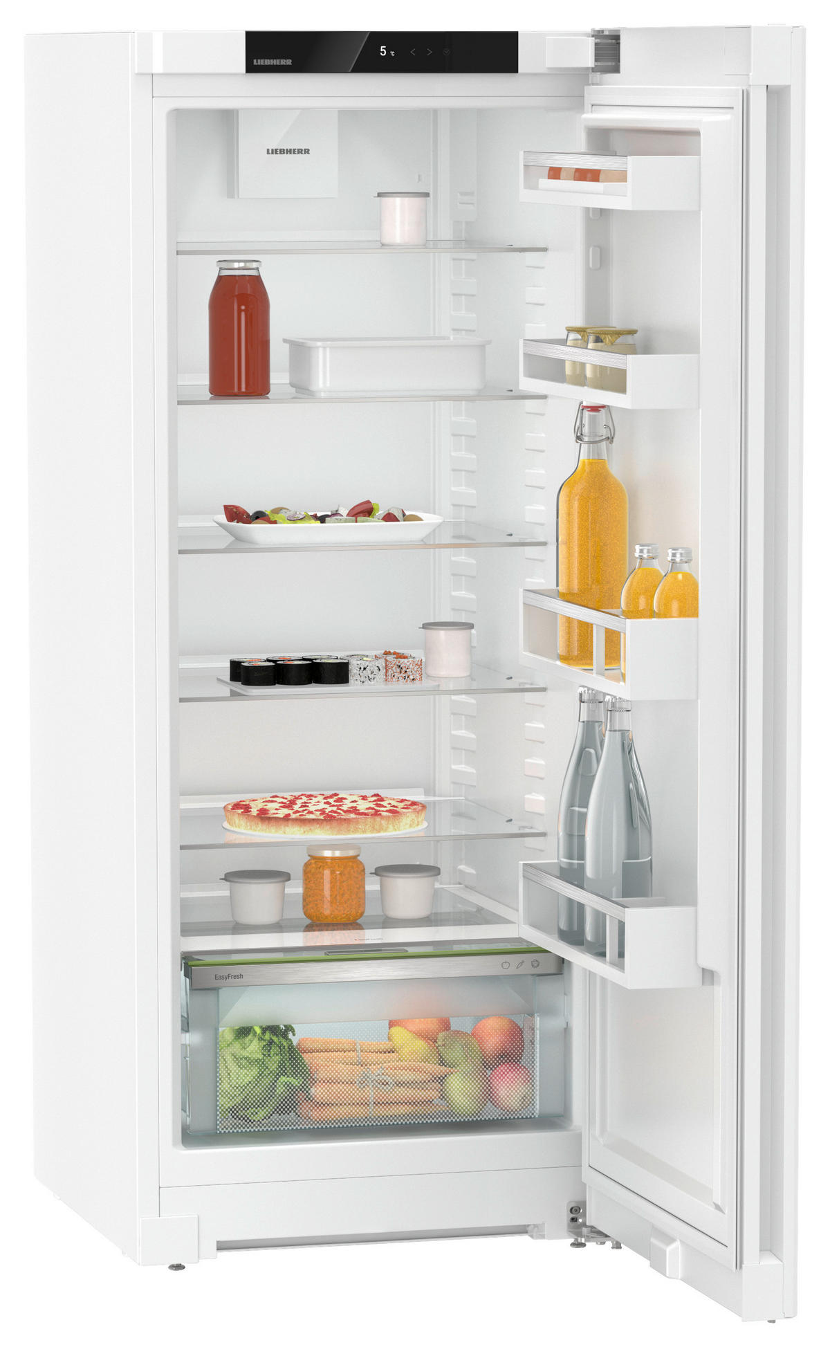 KÜHLSCHRANK 59,7/145,5/67,5 cm RD4600  - Weiß, Basics, Glas/Kunststoff (59,7/145,5/67,5cm) - Liebherr