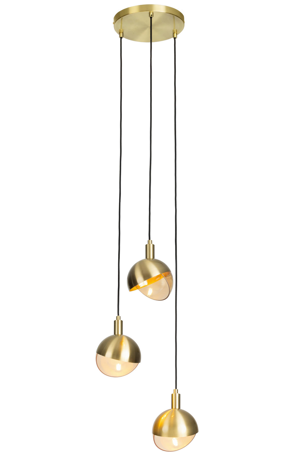 HÄNGELEUCHTE 35/150 cm  - Bernsteinfarben, Trend, Glas (35/150cm) - Collett's Monde