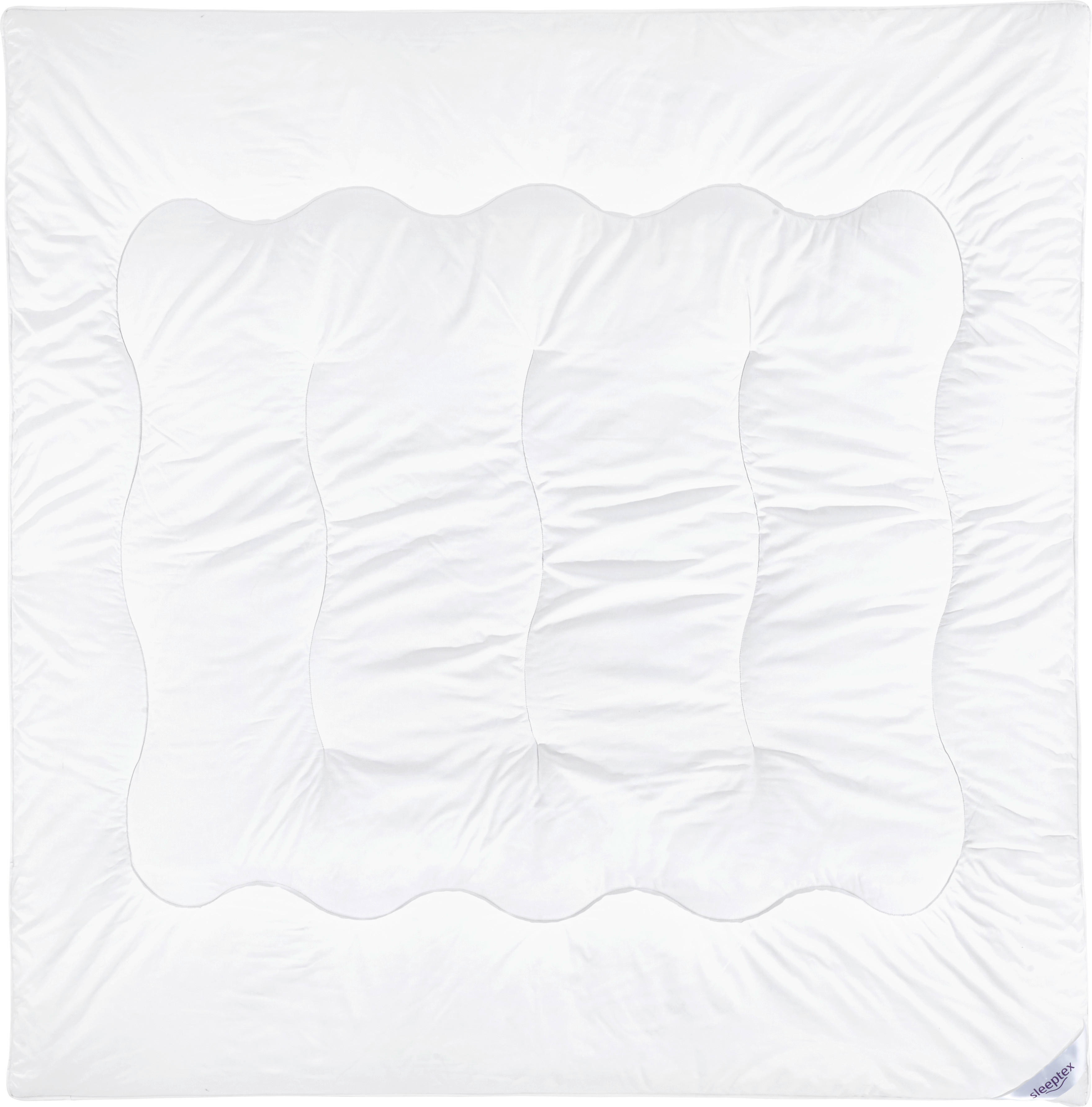 CELOROČNÍ PŘIKRÝVKA, 200/200 cm, polyester - bílá, Basics, textil (200/200cm) - Sleeptex