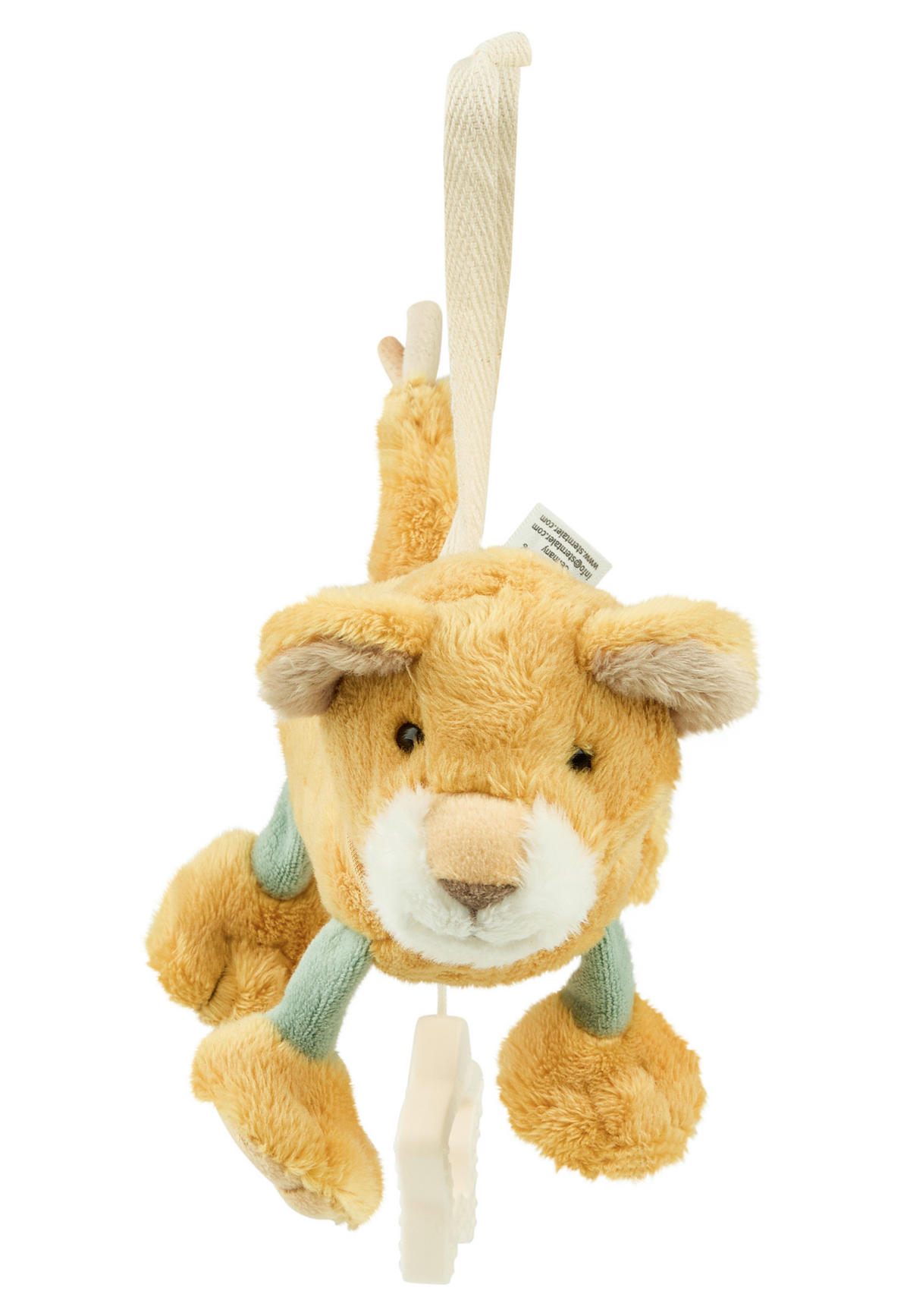 SPIELUHR Löwe Leo  - Hellgelb, Basics, Textil (16/16/7cm) - Sterntaler