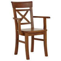 ARMLEHNSTUHL  in  - Bernsteinfarben, ROMANTIK / LANDHAUS, Holz (61/94/43cm) - Boxxx