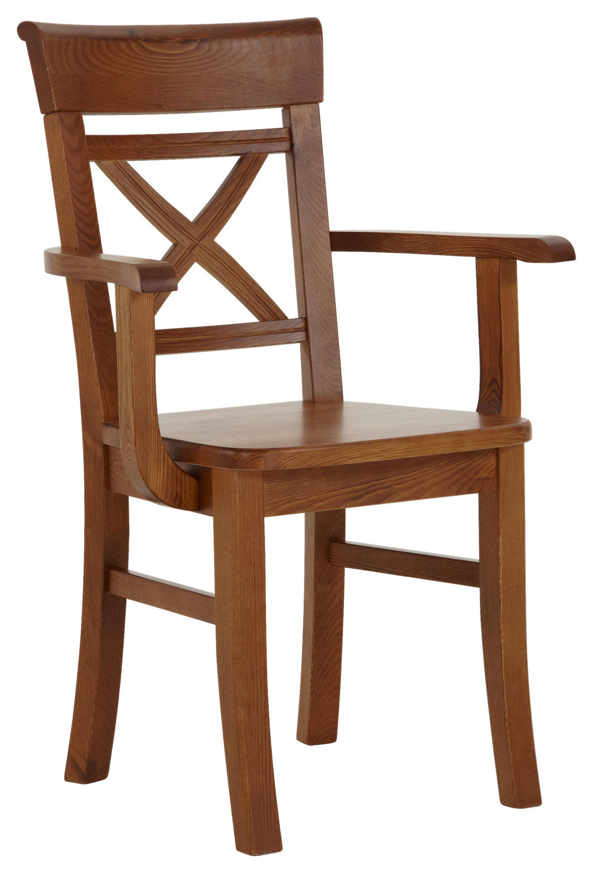 ARMLEHNSTUHL  in  - Bernsteinfarben, ROMANTIK / LANDHAUS, Holz (61/94/43cm) - Boxxx