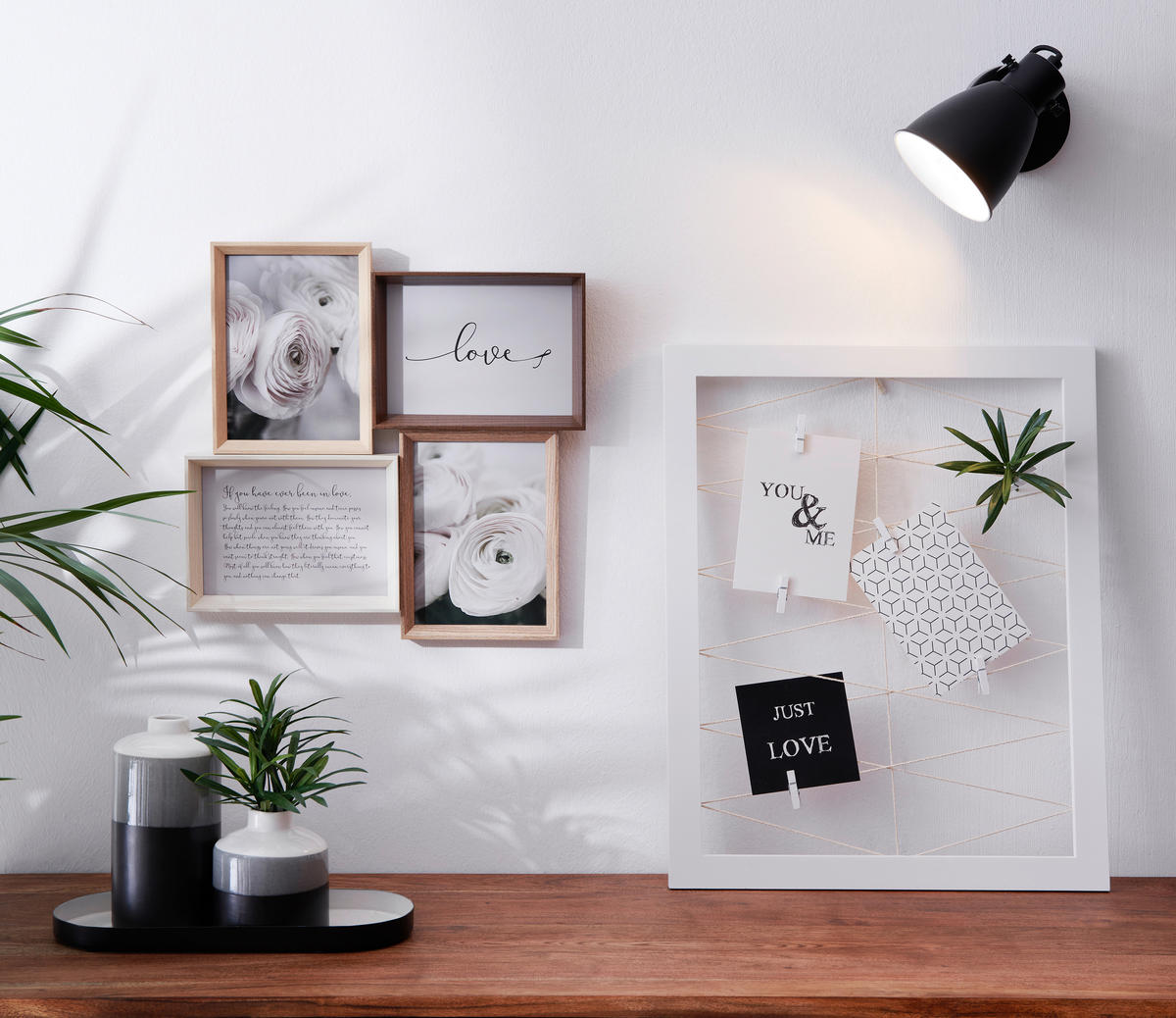 COLLAGEN-BILDERRAHMEN  Weiß  - Weiß, Basics, Holz (40/50/1,6cm)