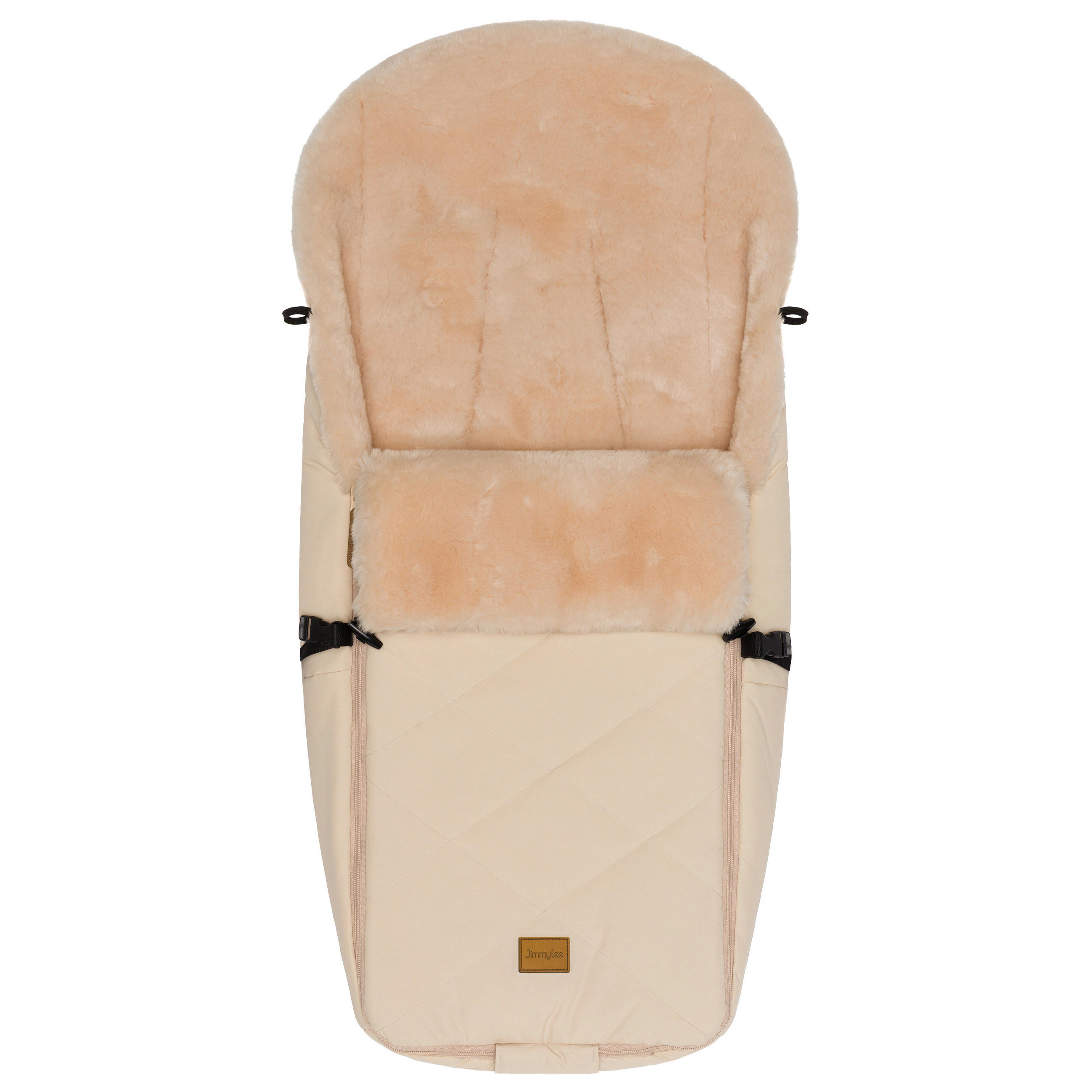BUGGY-FUSSSACK Vegan  - Naturfarben, Trend, Kunststoff/Textil (50/100cm) - Jimmylee
