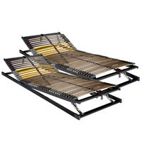 LATTENROSTSET 160/200 cm  - Anthrazit/Gelb, Basics, Holz/Kunststoff (160/200cm) - Novel