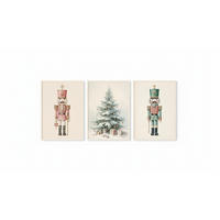BILDERSET Multicolor 33/48 cm  - Multicolor, Basics, Holz (33/48cm) - X-Mas