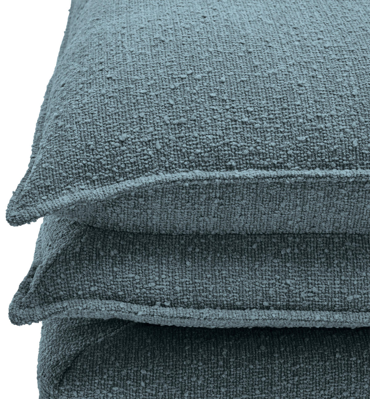 HOCKER in Textil Blau  - Blau/Schwarz, Trend, Kunststoff/Textil (90/46/105cm) - Livetastic