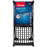 RUHASZÁRÍTÓ ÁLLVÁNY - fém (216-304/56/128cm) - Vileda